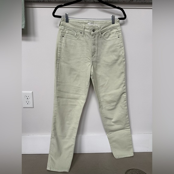 OG High Rise Light Green Straight Jeans - Picture 1 of 5